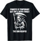Pinkeye is Temporary But She'll Never Forget The Rim Reaper T-Shirt - T-Shirt | Black