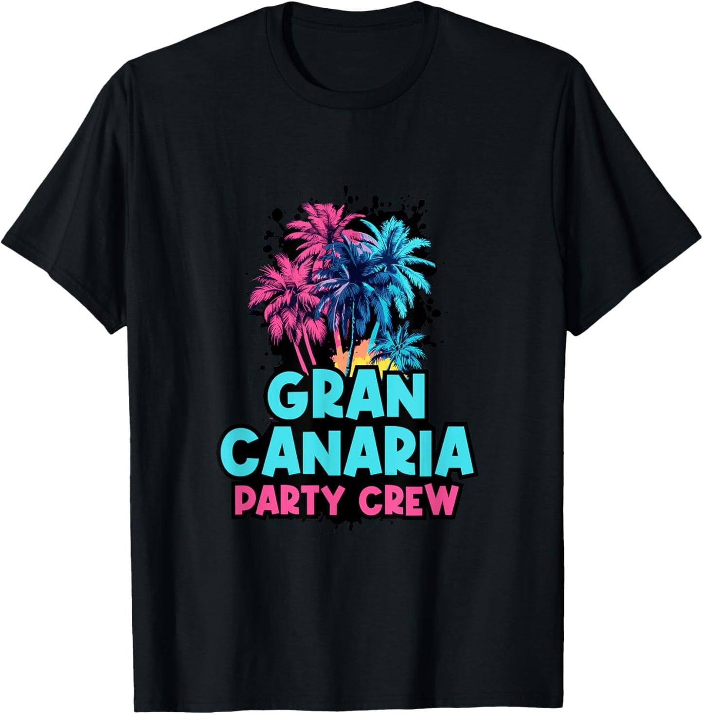 Urlaub mit der Partycrew auf Gran Canaria T-Shirt - T-Shirt | Black
