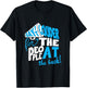 Blue Color Say It Louder Blue Graphic T-Shirt - T-Shirt | Black