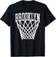Brooklyn Vintage Basketball Net T-Shirt - T-Shirt | Black