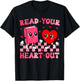 Read Your Heart Out Cute Reading Book Lover T-Shirt - T-Shirt | Black
