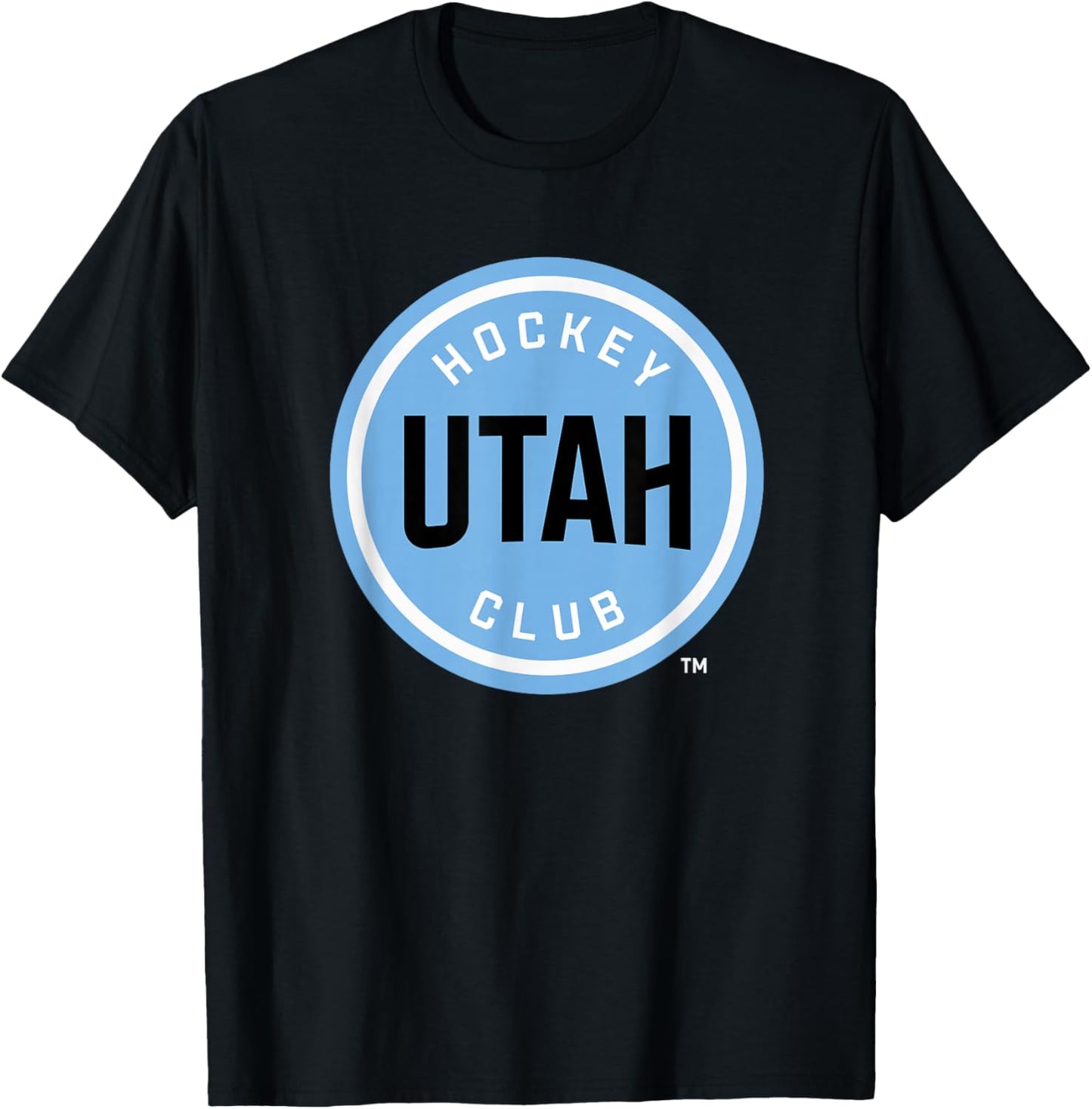Utah Hockey Club Icon Dark Heather Officially Licensed T-Shirt - T-Shirt | Black