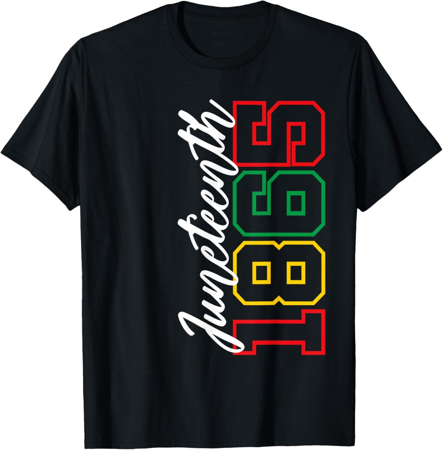 Juneteenth 1865 Shirts Women Men June 19th 1865 Freedom Day T-Shirt - T-Shirt | Black