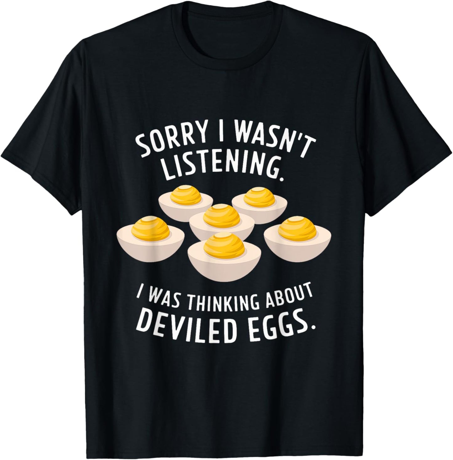 Deviled Egg Omelet Funny Food Lover Foodie Women Men T-Shirt - T-Shirt | Black