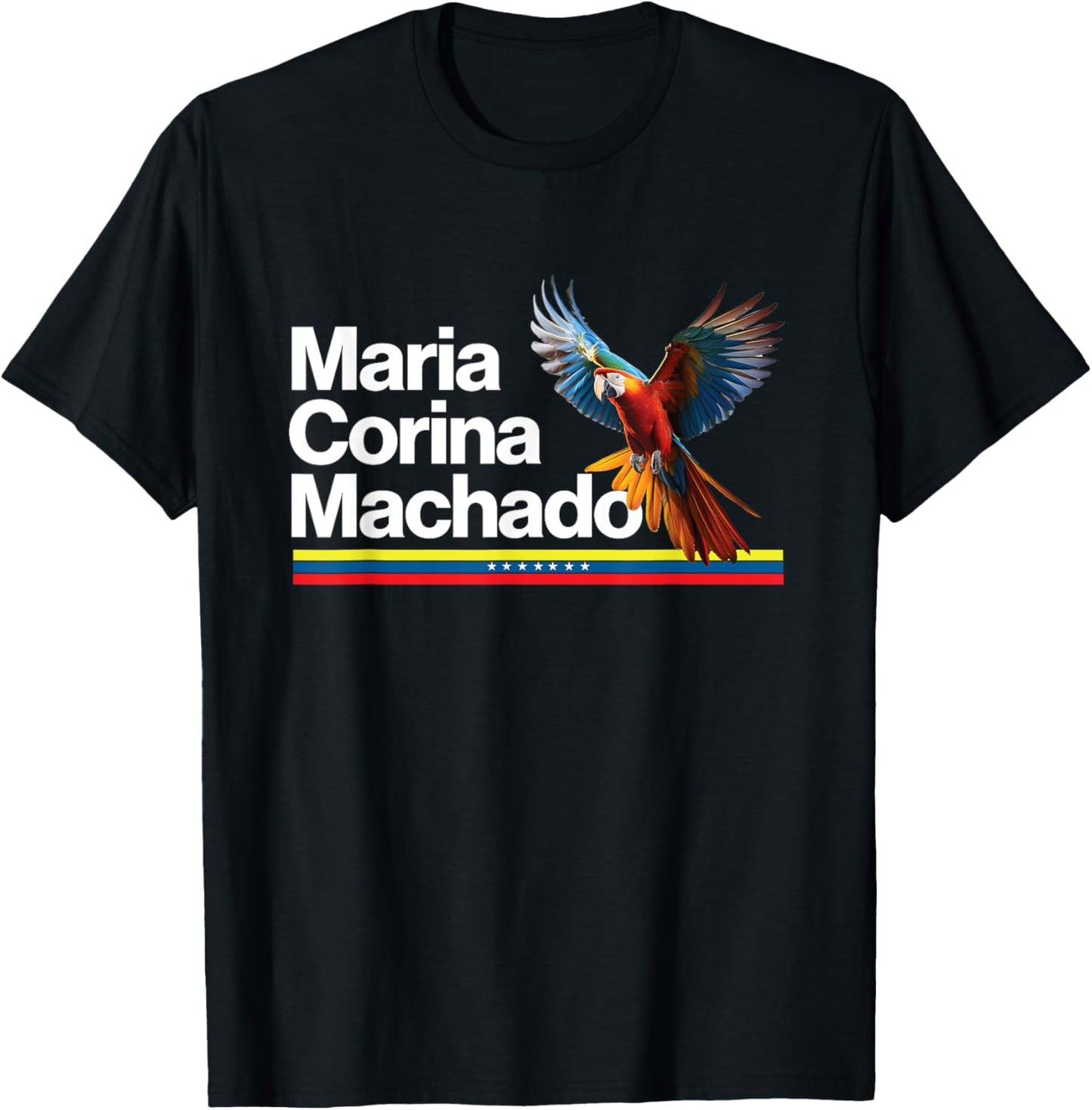 Venezuela Maria Corina Machado T-Shirt - T-Shirt | Black