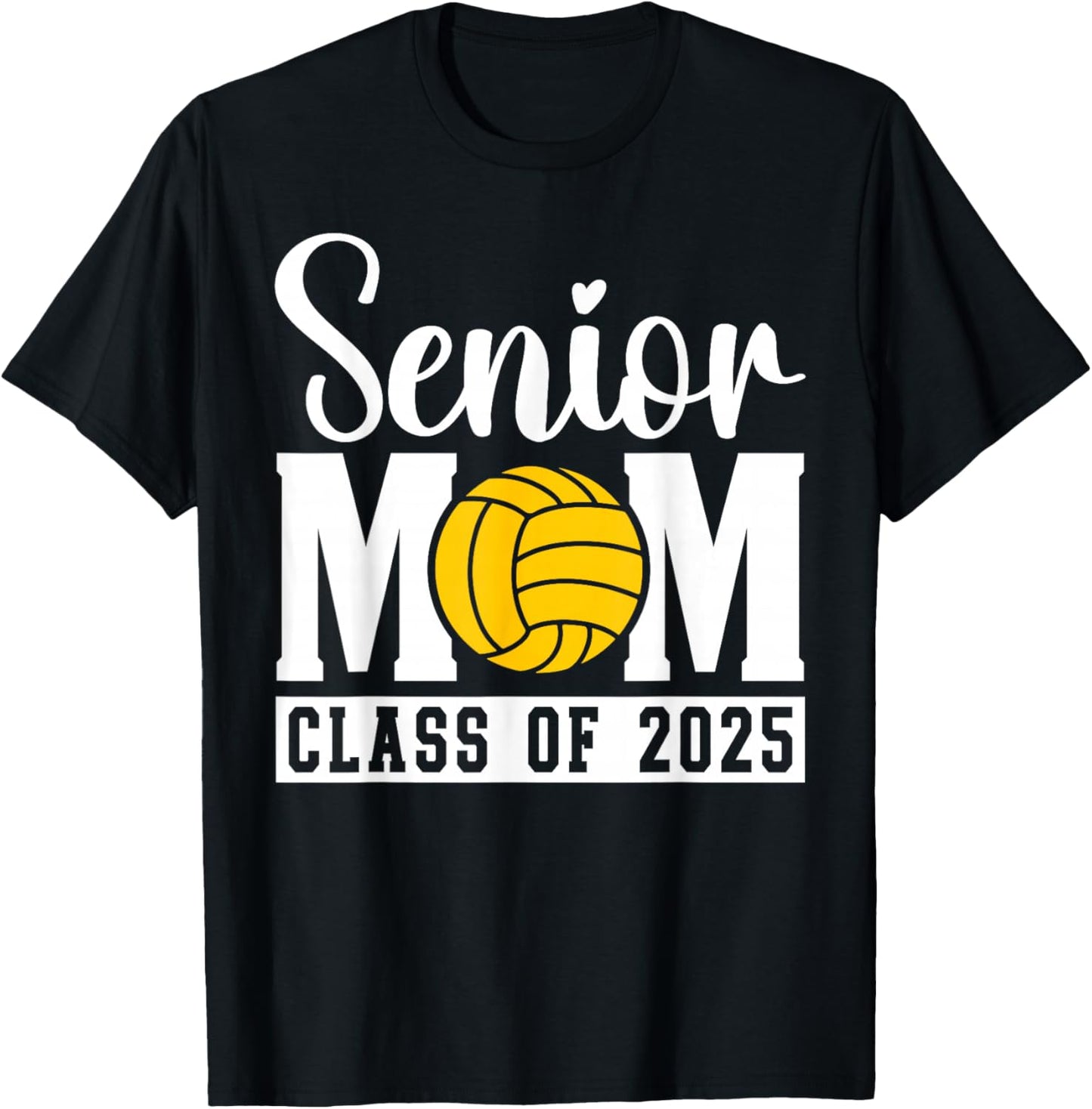 Senior Water Polo Mom 2025 Graduation Class Of 2025 Women's T-Shirt - T-Shirt | Black