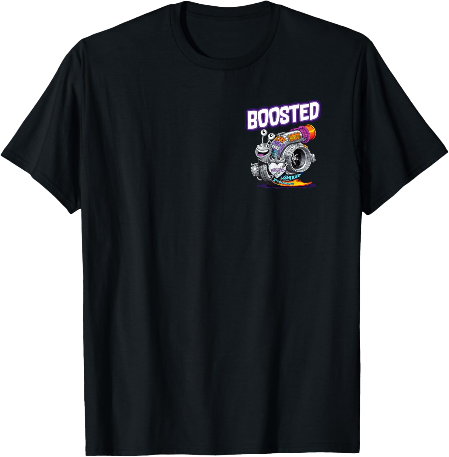 Turbocharger Snail Turbo Race Car Boost Mechanic Tuning T-Shirt - T-Shirt | Black