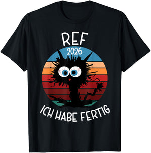 with German Text "Abschluss Referendariat Bestanden" Ref 2026 T-Shirt - T-Shirt | Black