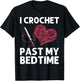 Cool Crochet Design Mom Crocheting Lover Crocheter T-Shirt - T-Shirt | Black