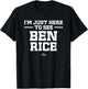I'm Here to See Ben Rice Prospect Baseball Fan Gear T-Shirt - T-Shirt | Black