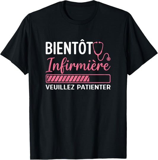 Soon Nurse Humor Student Health T-Shirt - T-Shirt | Black