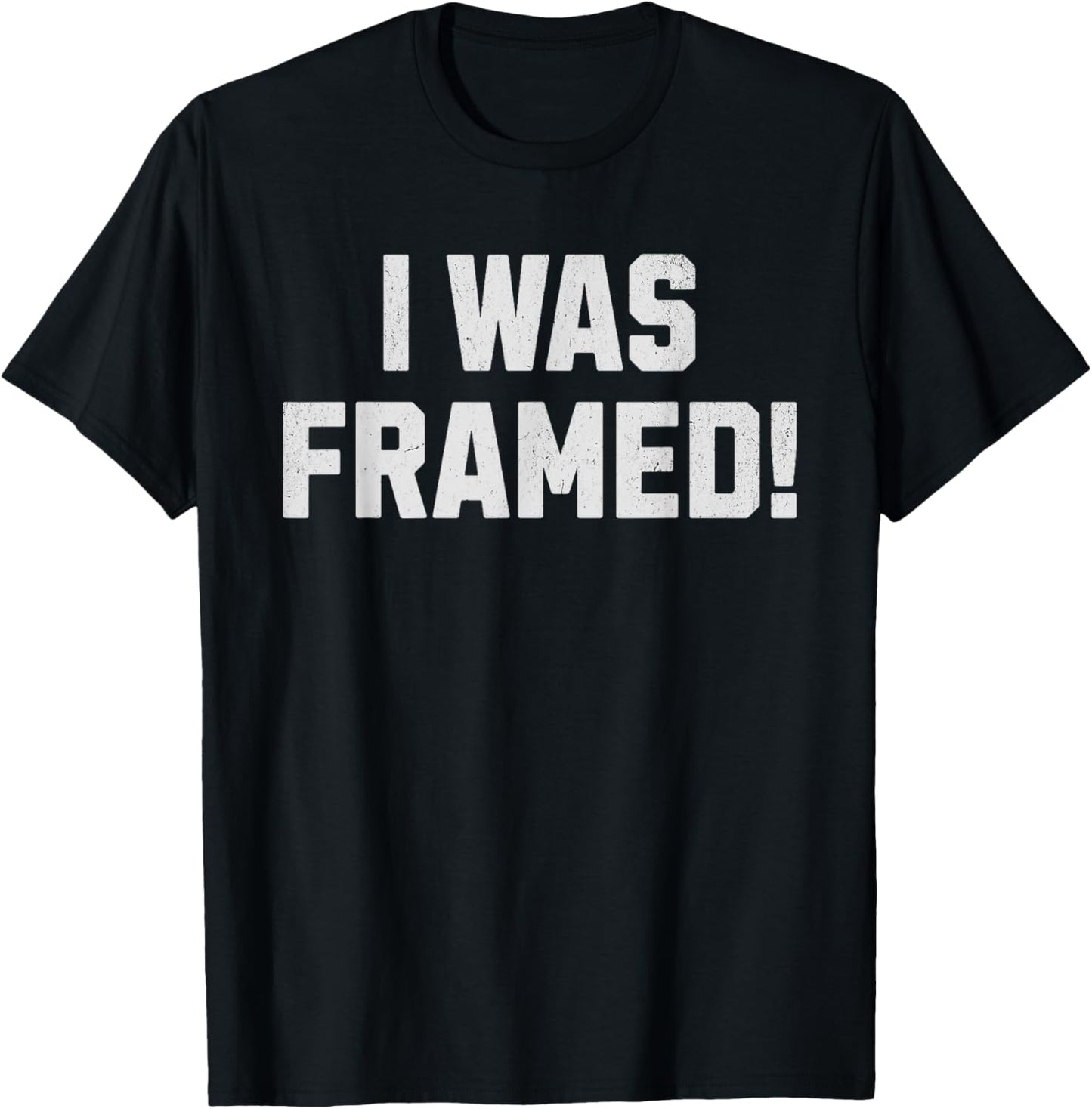 Framed! Murder Mystery and Crime Scene T-Shirt - T-Shirt | Black