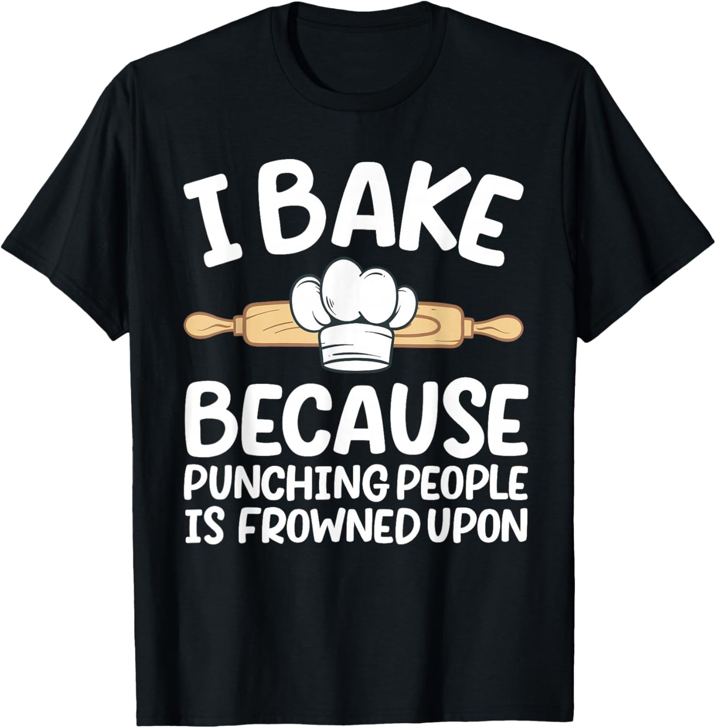 Funny Baking Design Women Pastry Chef Baking Baker T-Shirt - T-Shirt | Black