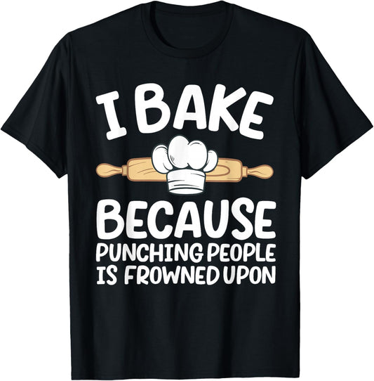 Funny Baking Design Women Pastry Chef Baking Baker T-Shirt - T-Shirt | Black