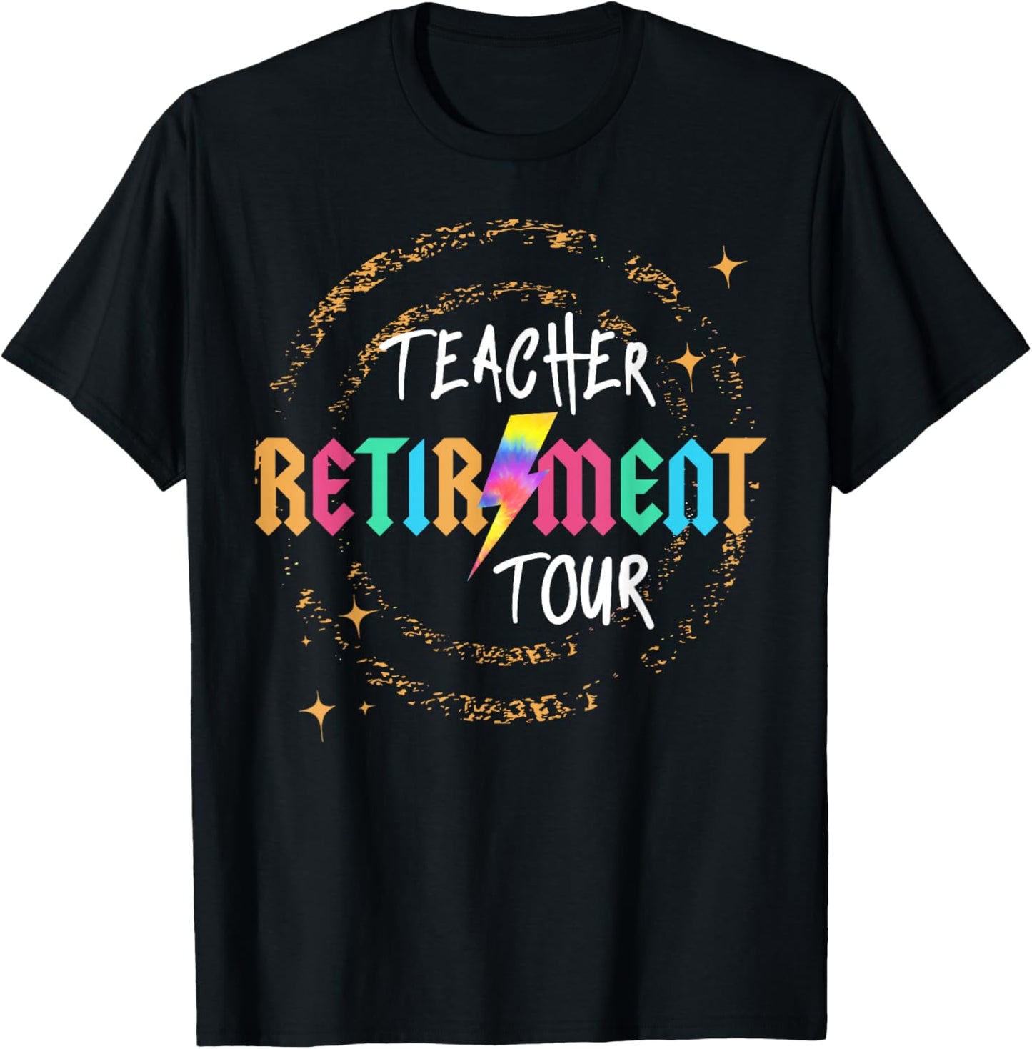 Groovy Teacher Retirement Retired 2026 Women Men 2 Sided T-Shirt - T-Shirt | Black