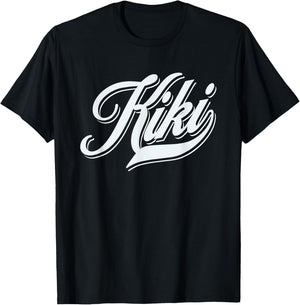Boys Funny Funny Gift Name For Kiki T-Shirt - T-Shirt | Black