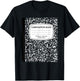 Composition Notebook Costume - Matching Group Halloween T-Shirt - T-Shirt | Black