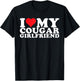 I Love My Cougar GF I Heart My Cougar GF T-Shirt - T-Shirt | Black