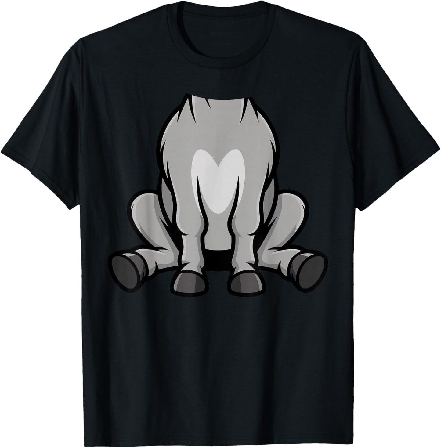 Esel Kostüm Tierkostüm Faschingskostüm Karneval Fasching T-Shirt - T-Shirt | Black
