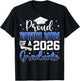 Proud Bonus Mom of a Class of 2026 Graduate Senior T-Shirt - T-Shirt | Black