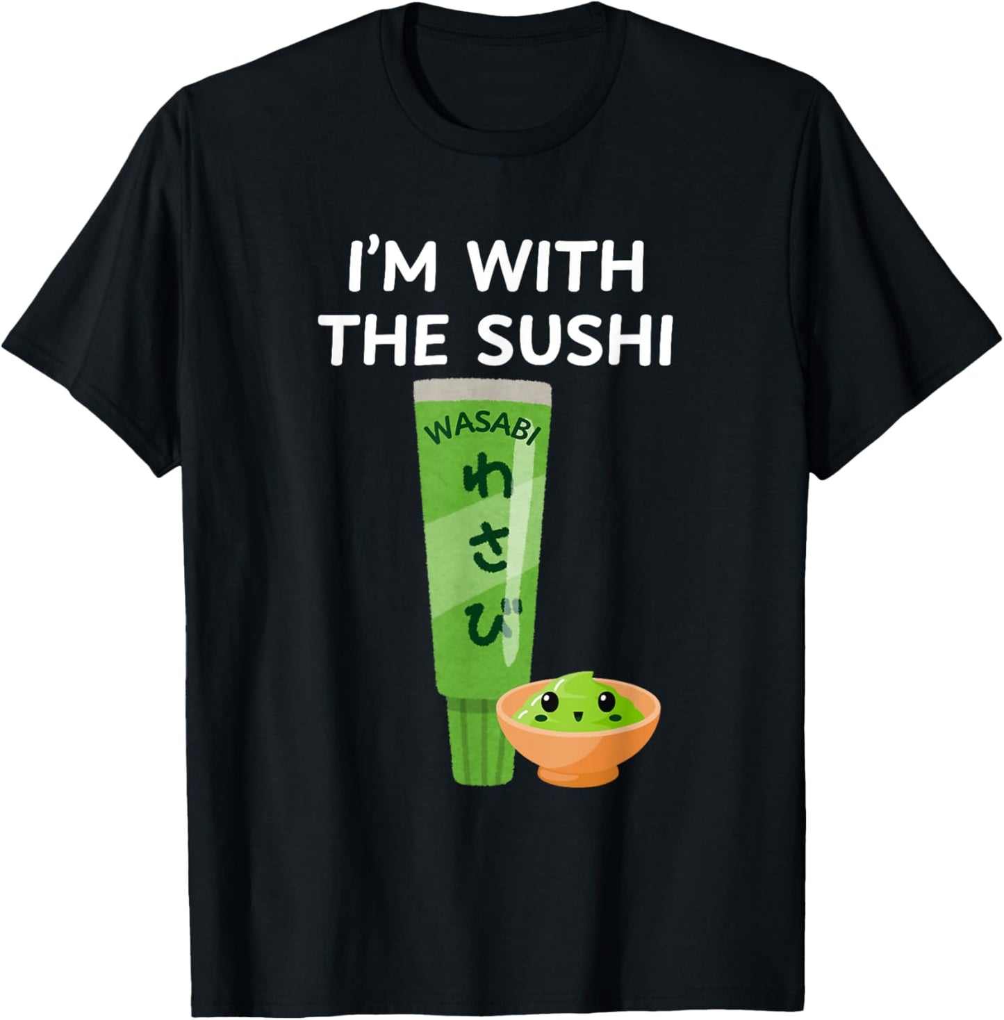 Easy Funny Group Costume - Wasabi Condiment Costume T-Shirt - T-Shirt | Black