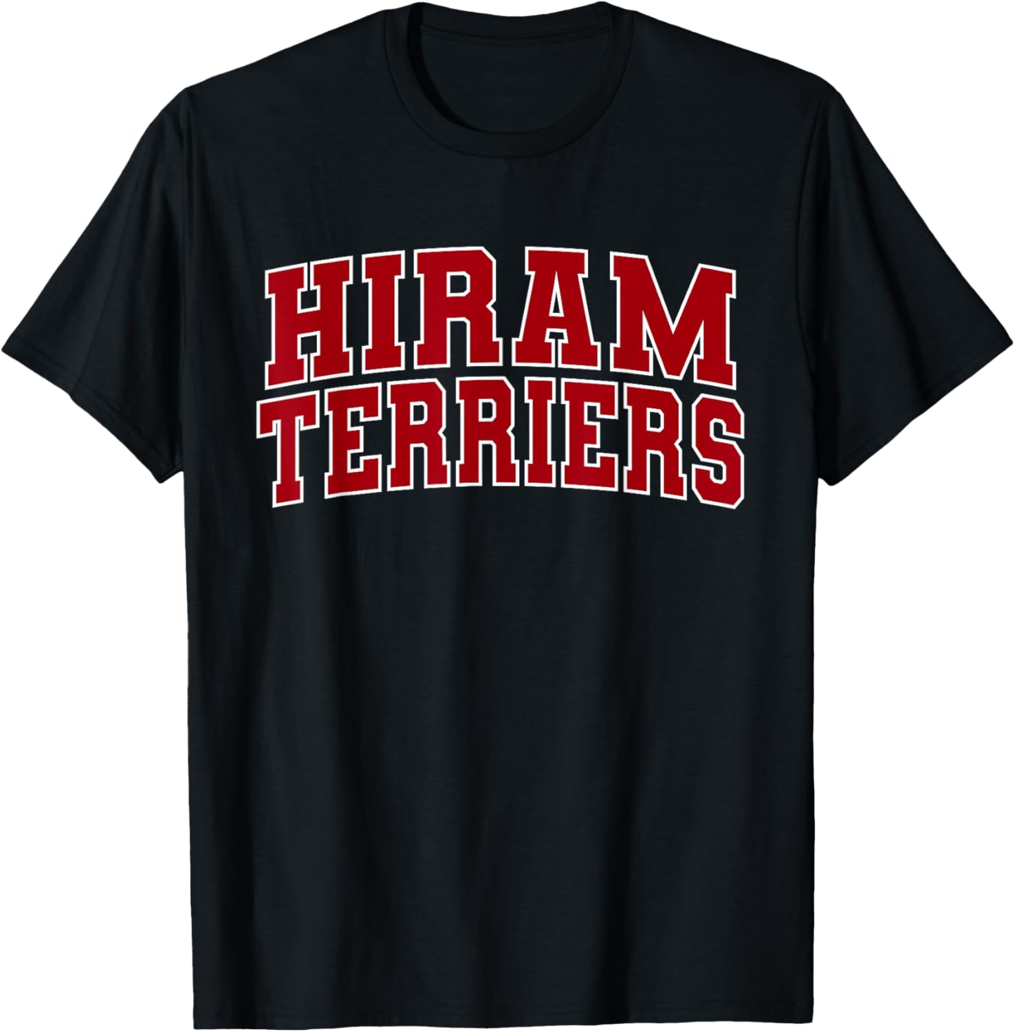 Hiram College Terriers Apparel Sports Fan T-Shirt - T-Shirt | Black