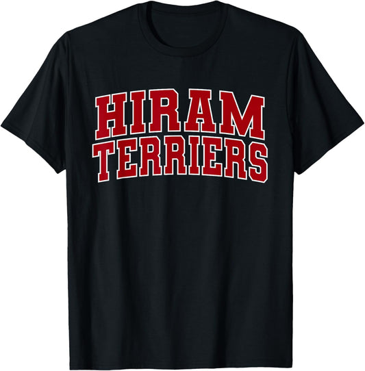 Hiram College Terriers Apparel Sports Fan T-Shirt - T-Shirt | Black