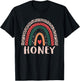 Honey Rainbow Grandma Grandmother Women Mothers Day Honey T-Shirt - T-Shirt | Black