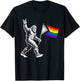 Funny Bigfoot Rock Sasquatch LGBTQ Month Gay Pride Ally Men T-Shirt - T-Shirt | Black