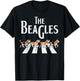 The Beagles Dogs Crossing Funny Saying Parody Men Women Kids T-Shirt - T-Shirt | Black