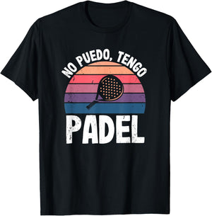 Padel Tennis Gift Padel Player I Can't I Have Padel T-Shirt - T-Shirt | Black