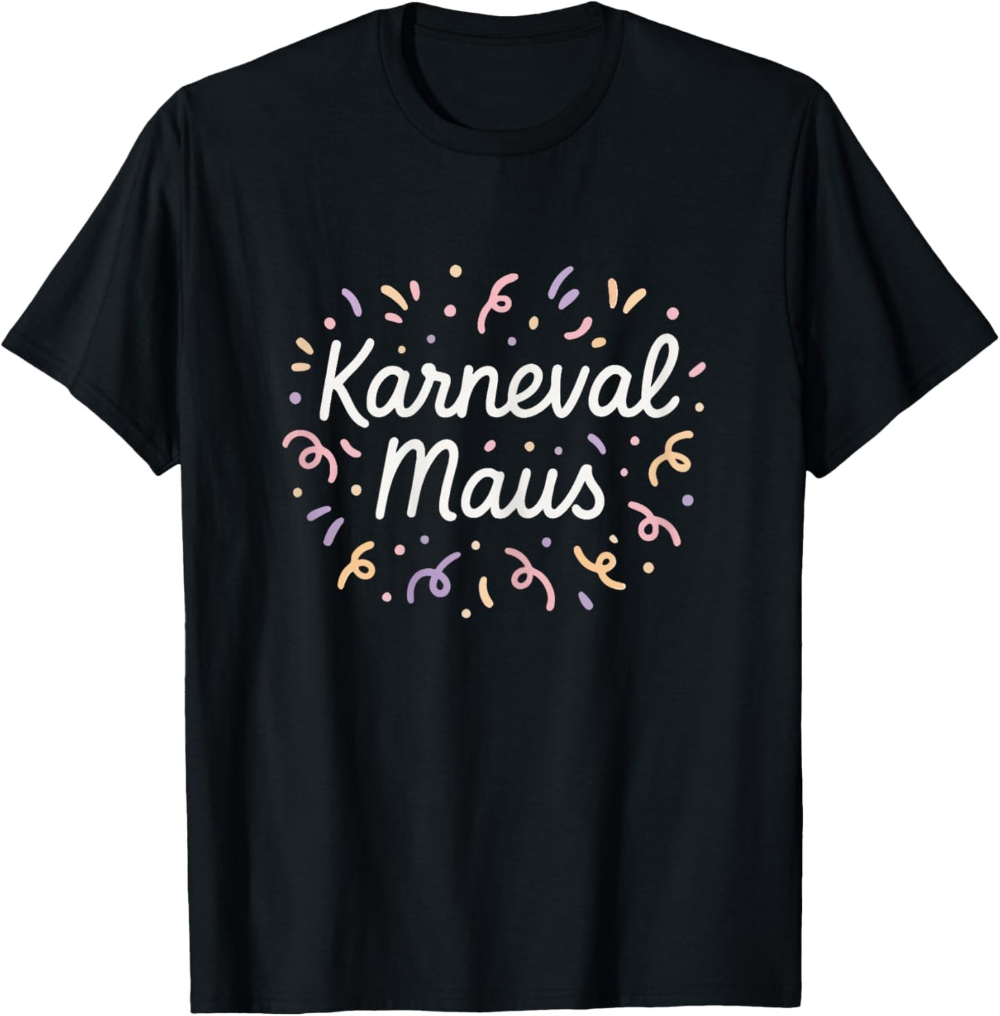 Carnival Mouse Carnival Party Outfit Carnival Fancy Dress T-Shirt - T-Shirt | Black