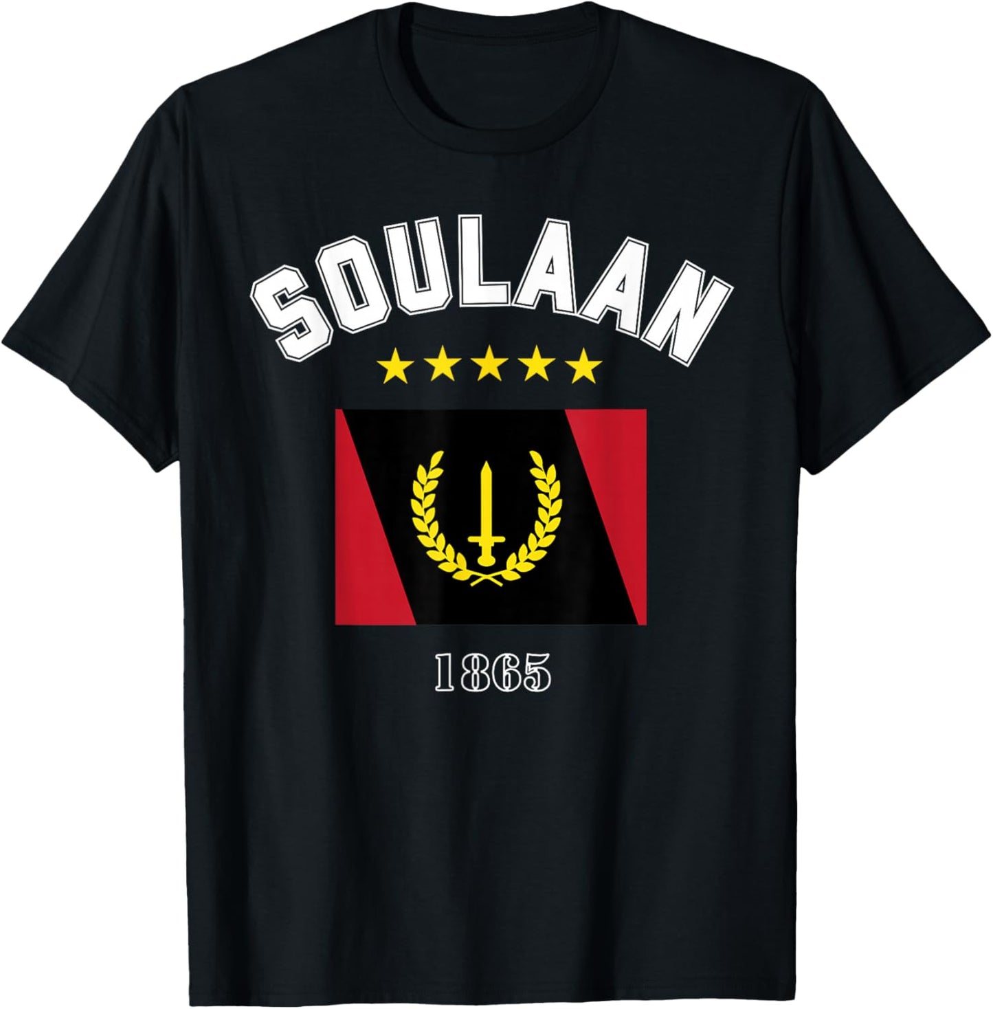 Soulaan Flag T-Shirt - T-Shirt | Black