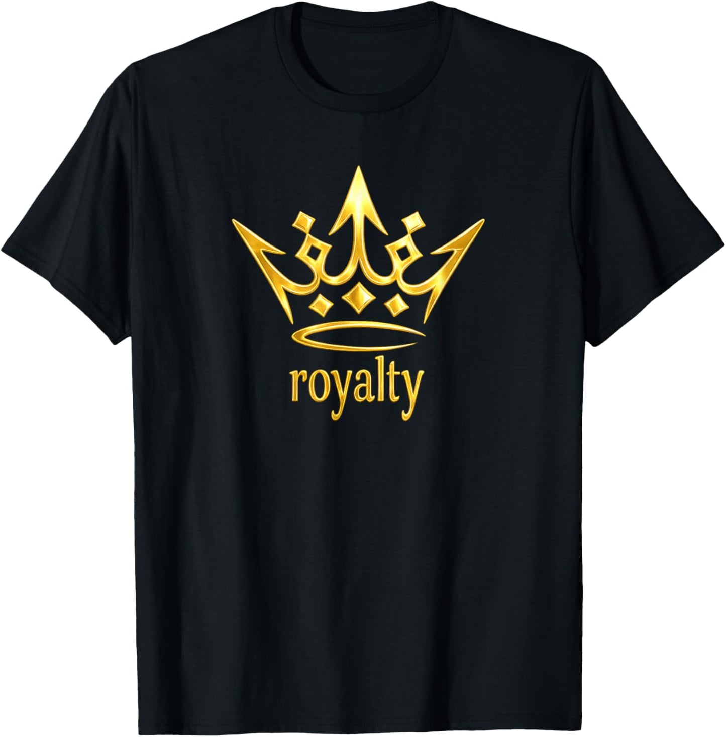 Vintage Crown Shirt & Women - Royalty T-Shirt - T-Shirt | Black