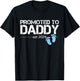 Zum Papa Est 2026 befördert Neuer Vater 2026 Baby Boy Daddy 2026 T-Shirt - T-Shirt | Black