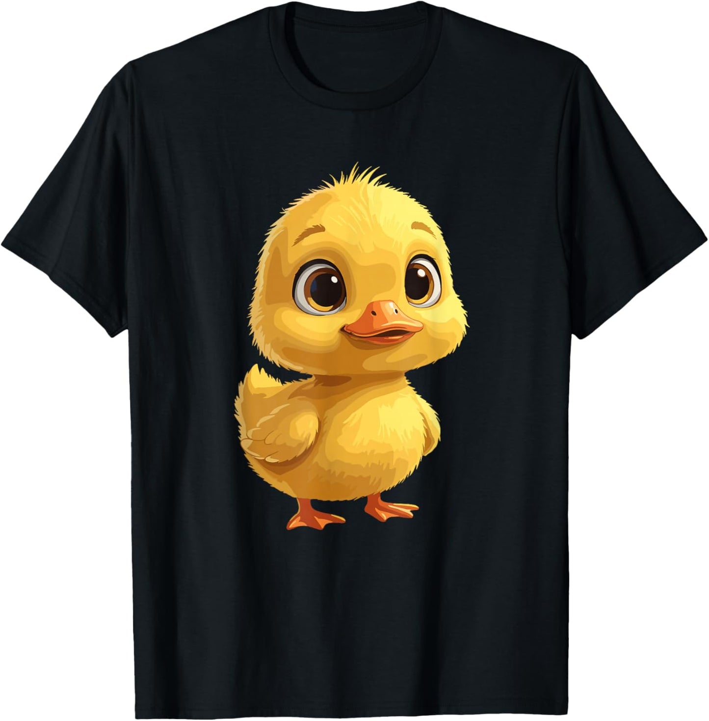 Adorable Petit caneton Mignon Poussin Jaune T-Shirt - T-Shirt | Black
