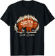 Bison And Mountains Custer State Park South Dakota Vintage T-Shirt - T-Shirt | Black
