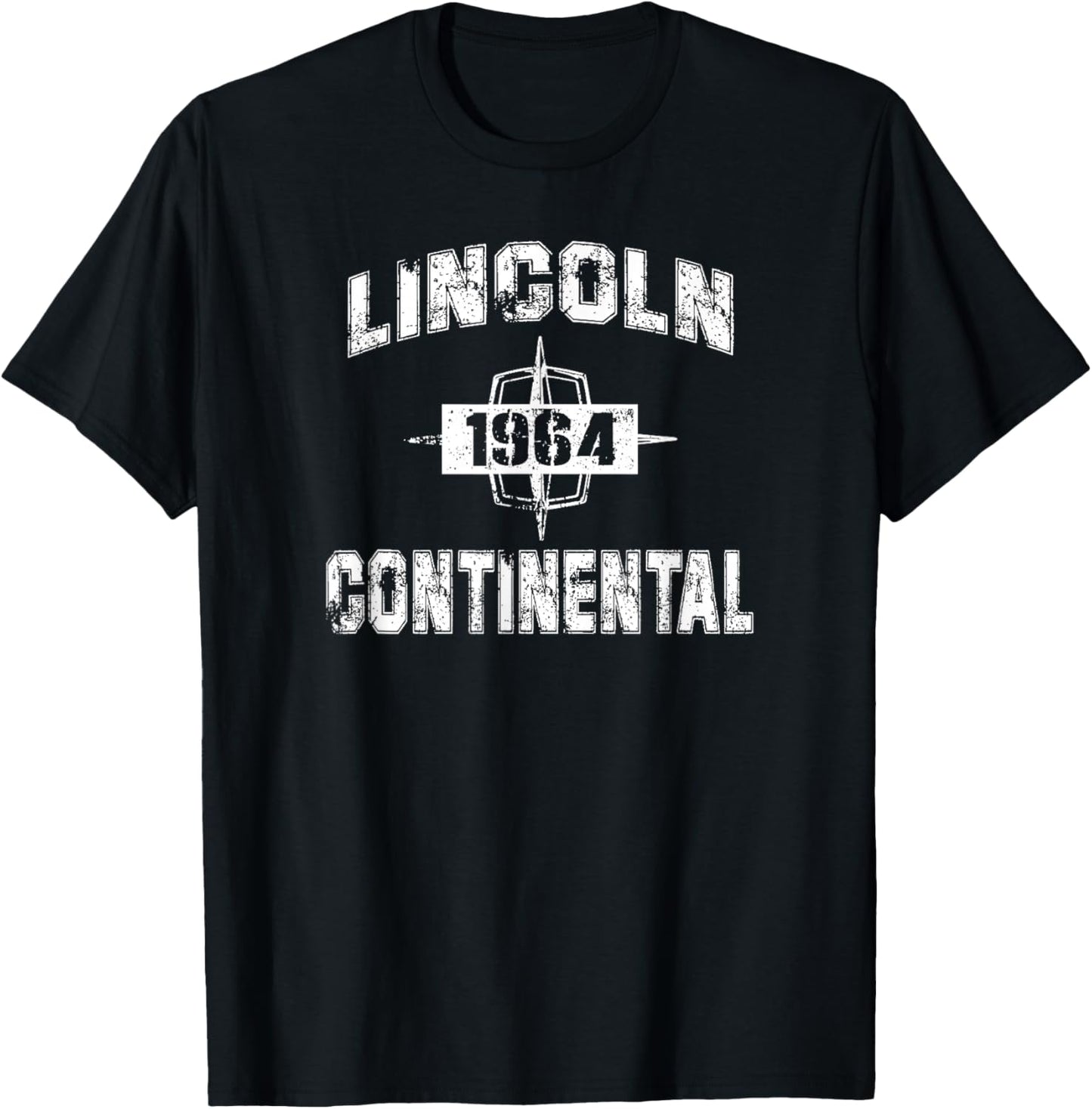 1964 Lincoln Continental University T-Shirt - T-Shirt | Black
