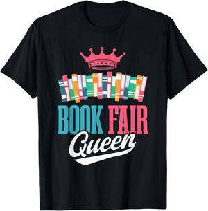 Book Fair Queen T-Shirt - T-Shirt | Black
