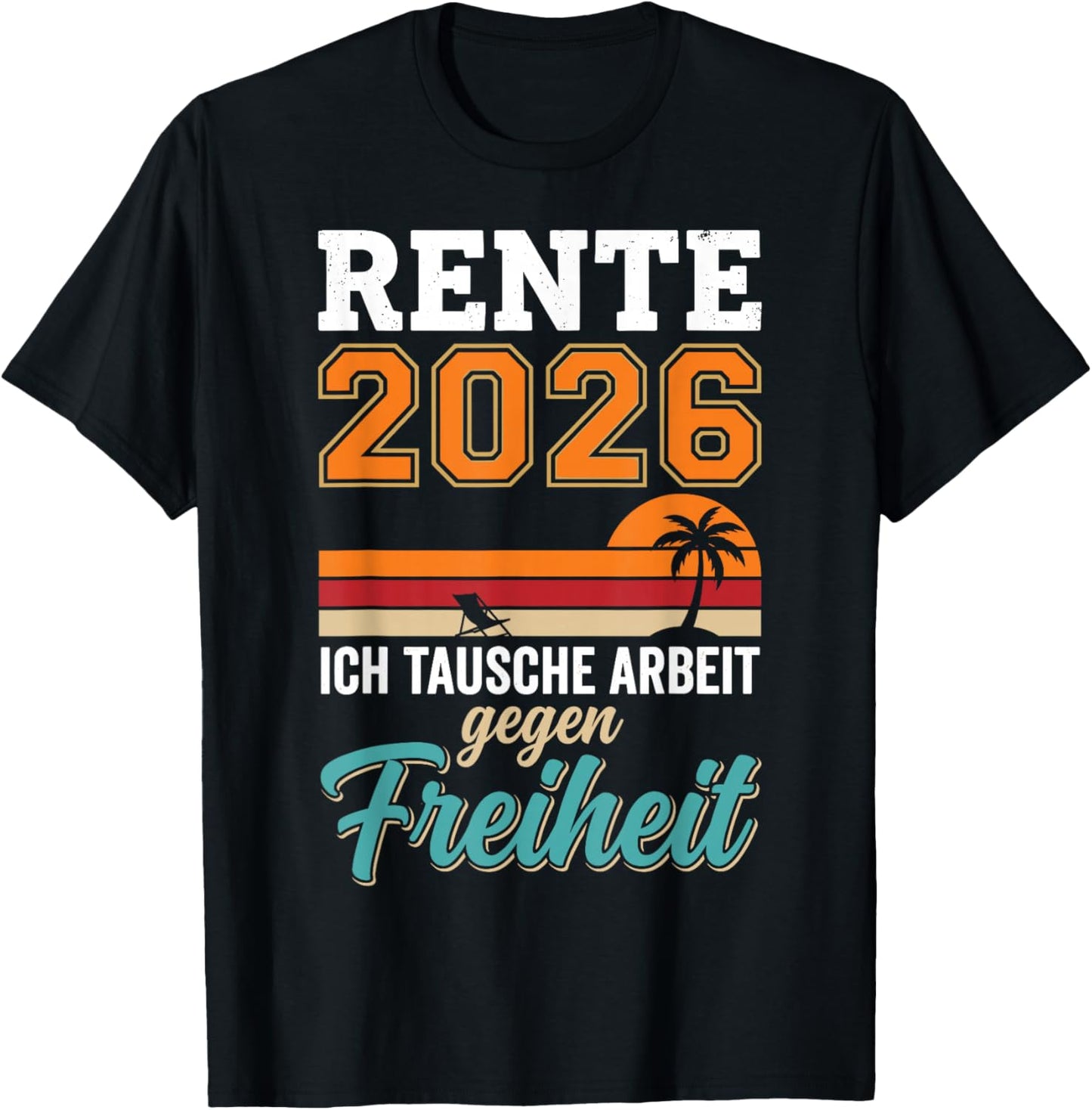 Men's Retirement Retirement Pensioner 2026 T-Shirt - T-Shirt | Black
