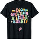 Egg Specting A Little Bunny Easter Pregnancy Announcement T-Shirt - T-Shirt | Black