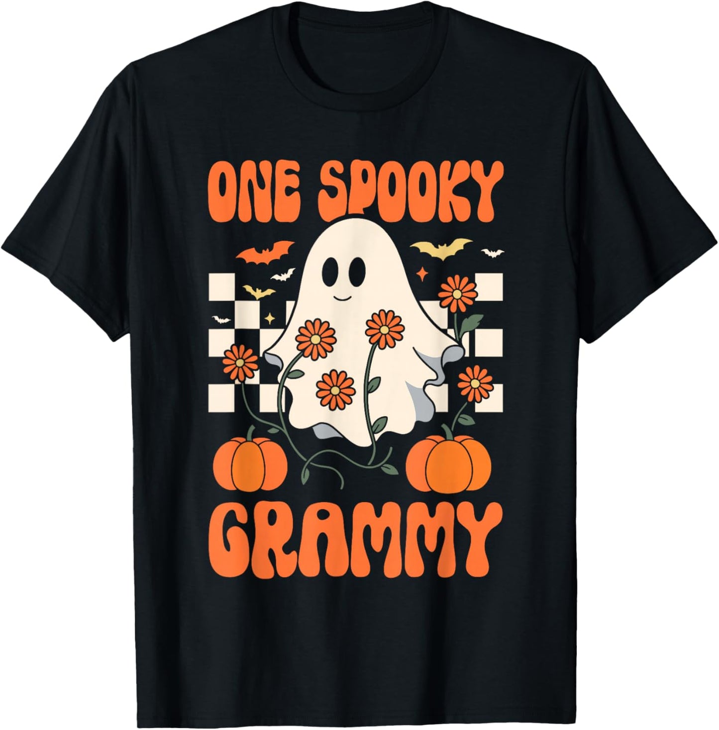 One Spooky Grammy Matching Family Halloween Costumes T-Shirt - T-Shirt | Black