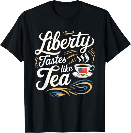 Boston Tea 1773 American Revolution Historic Protest T-Shirt - T-Shirt | Black