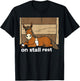 On Stall Rest Equestrian Horse Riding Rodeo Rider Funny T-Shirt - T-Shirt | Black