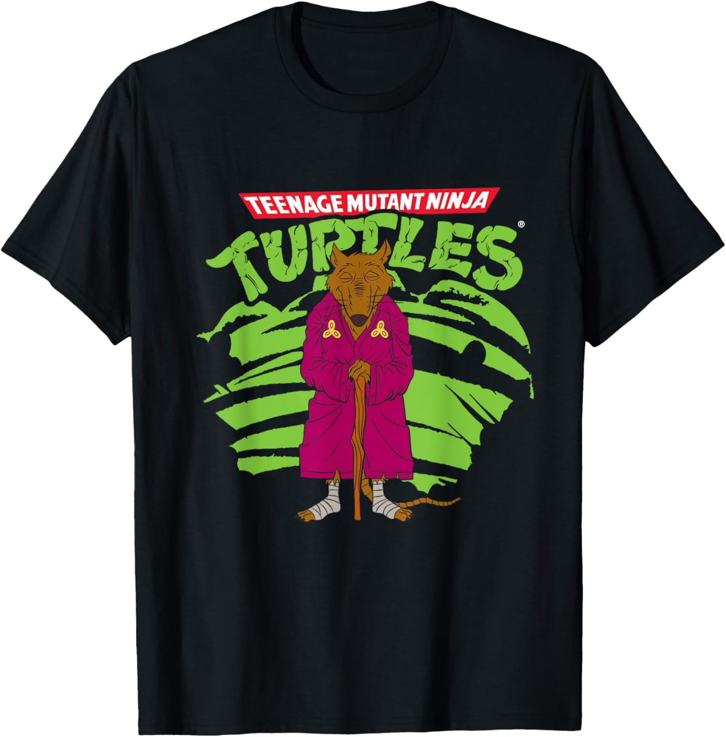 Mademark x Teenage Mutant Ninja Turtles - Teenage Mutant Ninja Turtles - Original TMNT Splinter Rat T-Shirt - T-Shirt | Black