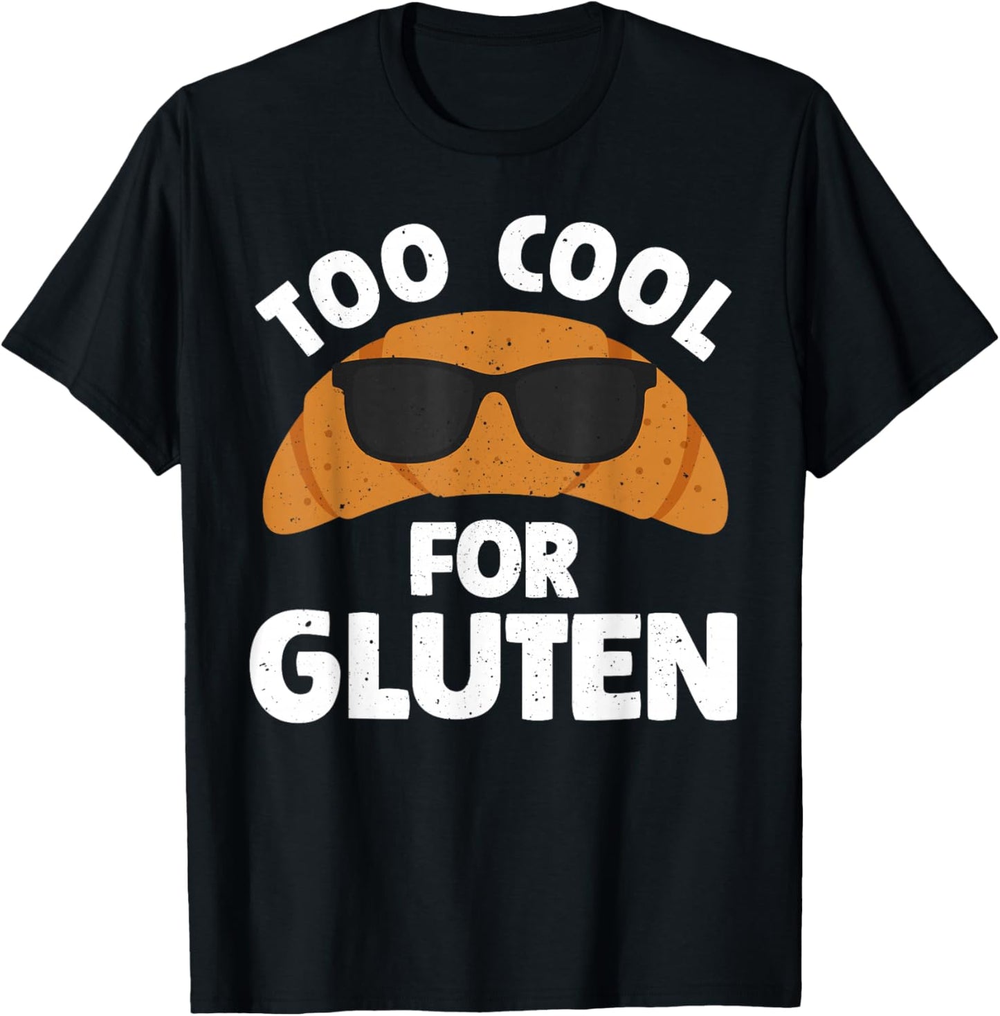 Funny Gluten Free Art For Boys Girls Men Celiac Awareness T-Shirt - T-Shirt | Black