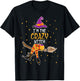 Matching Witch Halloween Group - I'm The Crazy Witch & Teen Girls, Black, Small, Short Sleeve, Classic Fit, Peter Pan Collar T-Shirt - T-Shirt | Black