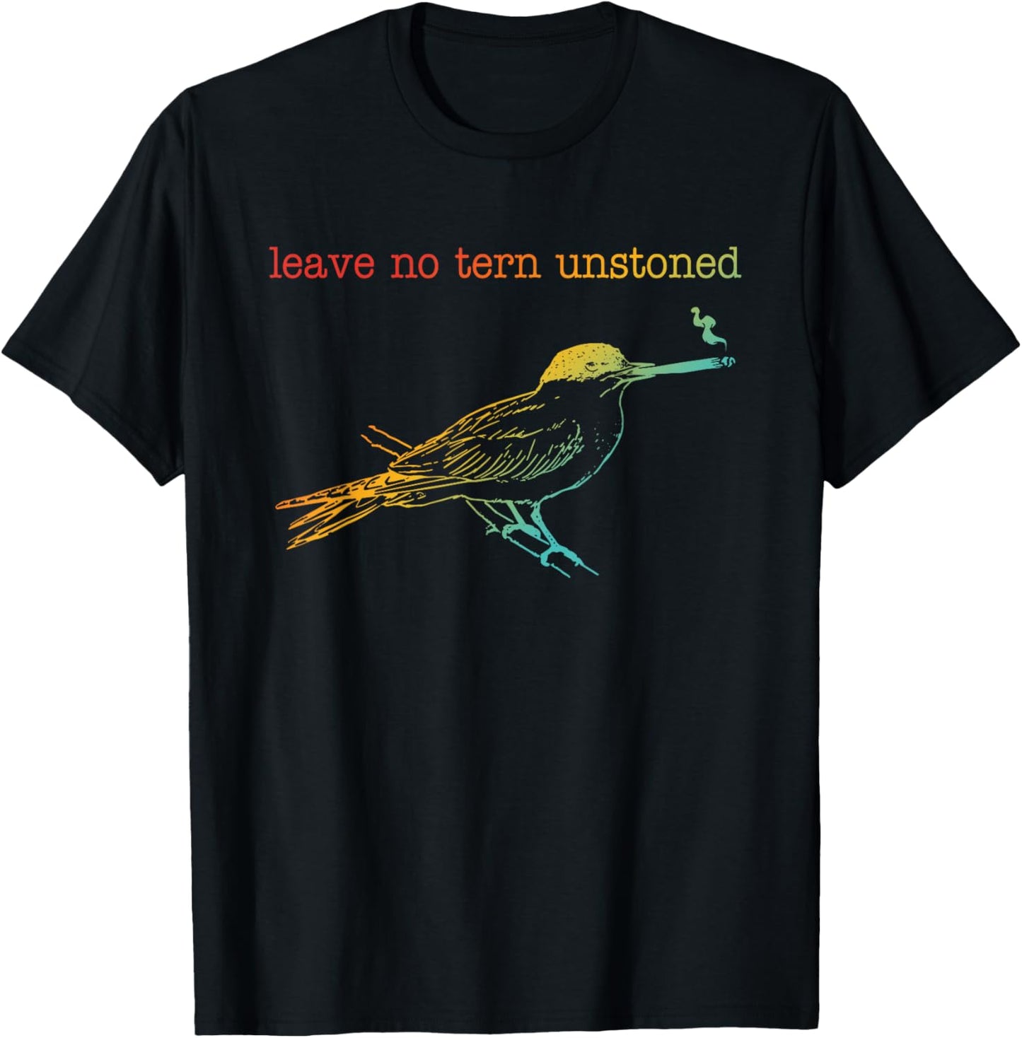 Leave No Tern, Unstoned T-Shirt - T-Shirt | Black