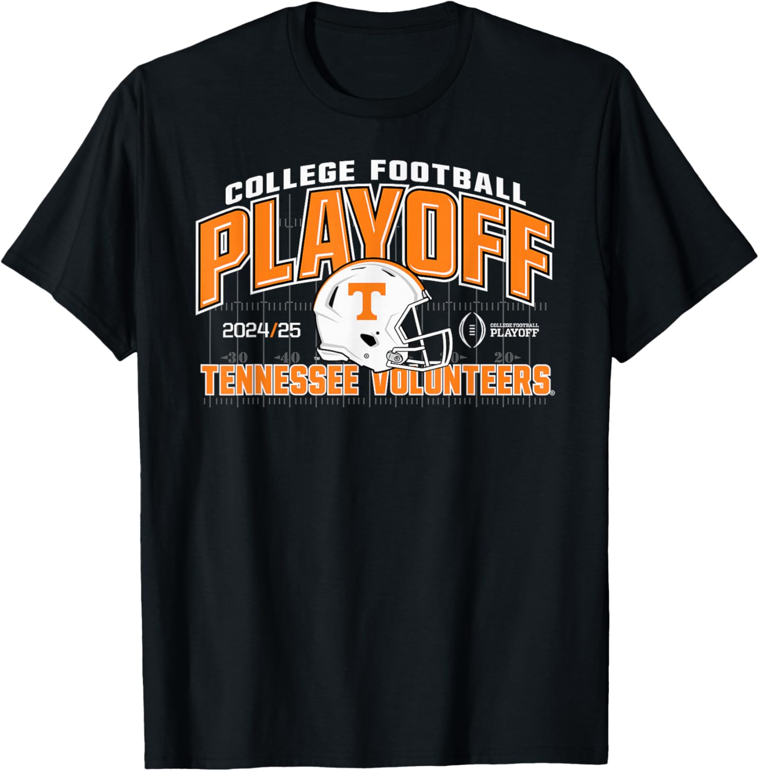 Elite Authentics Tennessee Volunteers -Adults , Black, Small, Short Sleeve, Modern, , Letter Print, Football, 1 Count T-Shirt - T-Shirt | Black