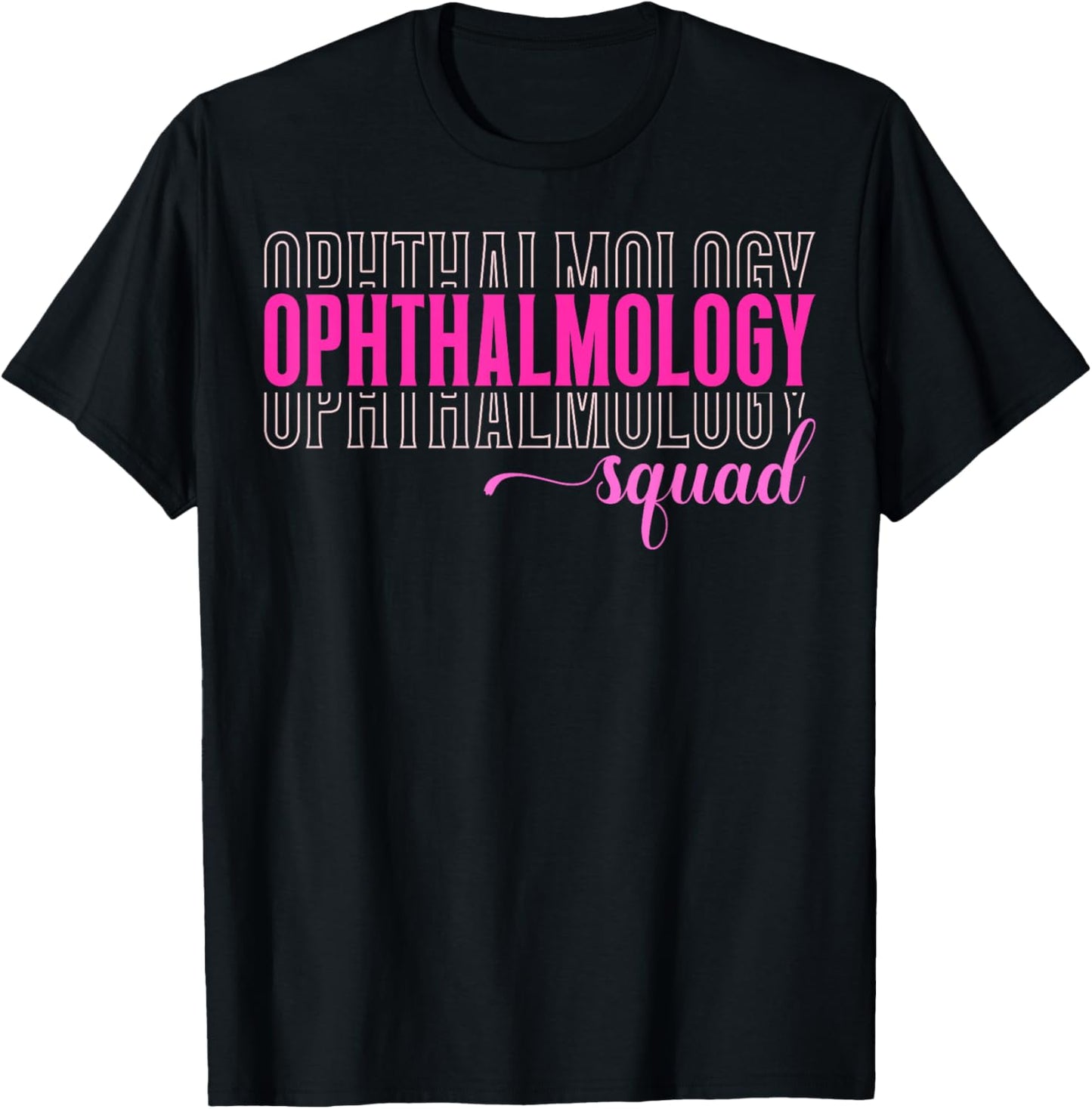 Cute Ophthalmology Squad Ophthalmologist T-Shirt - T-Shirt | Black